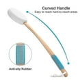 thumbnail image 4 of Lotion Applicator For Back, Device To Apply Lotion To Your Back With Long Handled, 17 Inches Back Moisturizer Applicator With 4 Replaceable Pads For W, 4 of 4