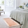 thumbnail image 1 of LOVEVER Soft Bedroom Rugs - Bedside Rug  Flocking Carpet with Non-Slip Rubber Bottom  Modern Design  Easy to Clean - Ideal for Bedroom  Living Room  Nursery  College Dorm - 40cmx80cm, 1 of 7