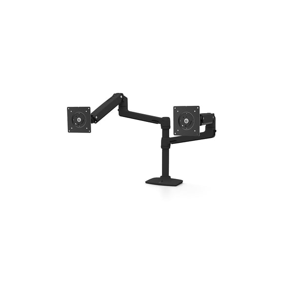 Ergotron 45492224 Stacking Dual Monitor Arm Matte Black