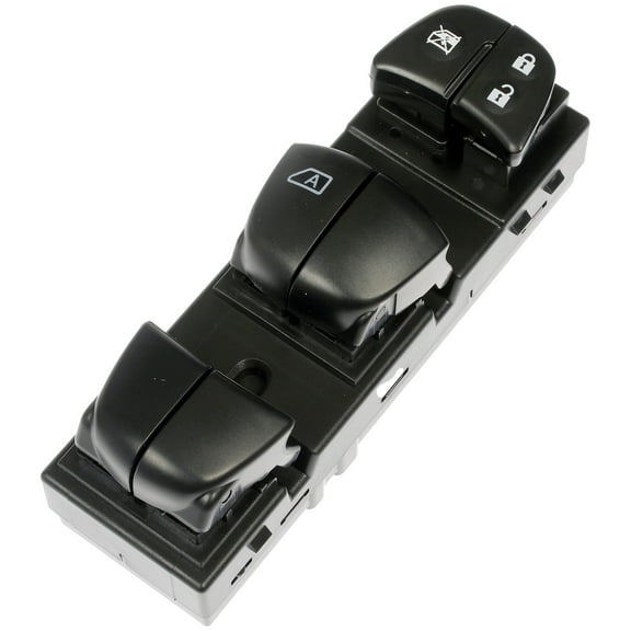 Dorman 901-884 Front Driver Side Power Window Switch - Front Left, 6 Button for Specific Nissan Models