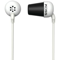 Koss Noise Isolating In-Ear Headphones, White, 185331
