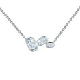 thumbnail image 3 of Lafonn Monte Carlo Sterling Silver Platinum Plated Simulated Diamond Necklace (2.91 CTTW), 3 of 5
