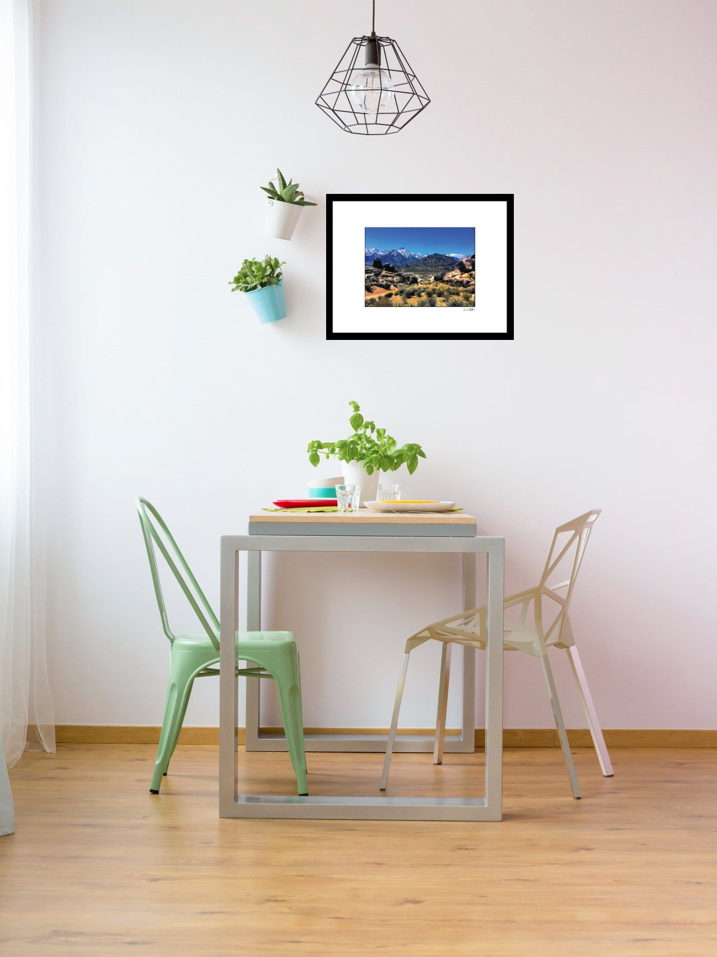 Venice Beach Collection's Peaks Road, photographed by Steven A. Heller 14x18 Framed Print