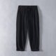 thumbnail image 1 of Pantalones largos para hombre, informales, holgados, ventilados, con bolsillos y cordón, rectos, de poliéster., 1 of 5