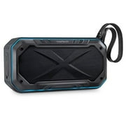 Naztech Portable Waterproof Bluetooth Wireless Speaker, Mounts On Bicycles, Motorcycles & Strollers. Built-in Microphone For Calls, 8hr Playtime. Premium Sound For iPhones, Smartphones & Other Devices