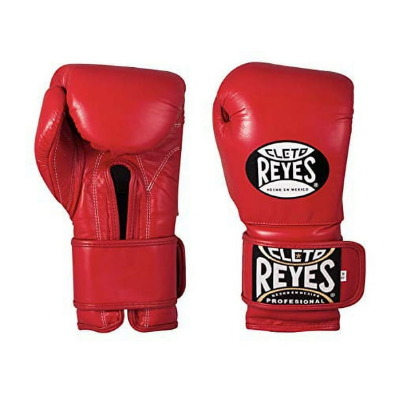 Cleto Reyes Training Gloves with Hook and Loop Closure for Men and Women (12oz, Classic Red)