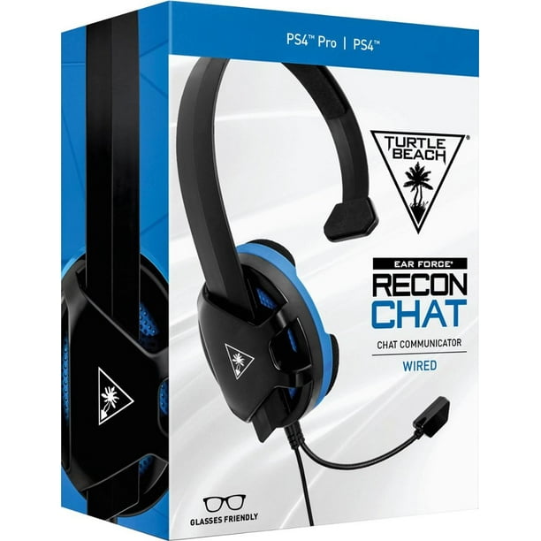 Turtle Beach Recon Chat Headset For Ps4 Xbox One Pc Mobile Black Walmart Com Walmart Com
