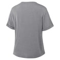 thumbnail image 3 of Women's Fanatics Heather Gray Kansas City Chiefs Swing Pass Tri-Blend Boxy T-Shirt, 3 of 3