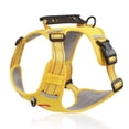 thumbnail image 1 of DUOMM HT-524 Arnés de seguridad reflectante para perros y mascotas, transpirable, con asa de control, talla S, amarillo, 1 of 5