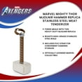thumbnail image 7 of Marvel Mighty Thor Mjolnir Hammer Replica Stainless Steel Meat Tenderizer, 7 of 7