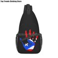 thumbnail image 1 of Puerto Rico Rican Flag Sling bag/Crossbody Backpack/Puerto Rican Shoulder Bag for Travel Hiking Cycling Camping Work, 1 of 1