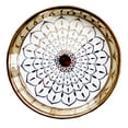 thumbnail image 3 of 2x Platos Pequeños De Cerámica De Estilo Nórdico Bandeja De Baratija Circular Estilo De Borde Dorado-01 Sunnimix platos de cerámica para cocina, 3 of 8