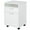 White, variant on Demi Bonn Rolling Filing Cabinet with Castors, File Cabinet Printer Stand with Drawer and Cabinet for Home Office, White