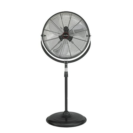 

20 Telescoping Standing Shop Fan Adjustable Fan Speed High Velocity Air Flow Black