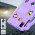 thumbnail image 7 of Allytech Revvl Tab 5G Tablet Case for Kids, DIY Figures EVA Children Friendly Shockproof Lightweight Handle Stand Tablet Case for T-Mobile Revvl Tab 5G 10.36" 2023, Lightpurple, 7 of 7