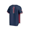 thumbnail image 3 of Youth GameDay Greats #1 Navy Pennsylvania Quakers Lightweight Baseball Jersey, 3 of 4