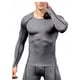 thumbnail image 3 of Playera Licra Deportiva Gym Compresión Cuello Ruso, 3 of 8