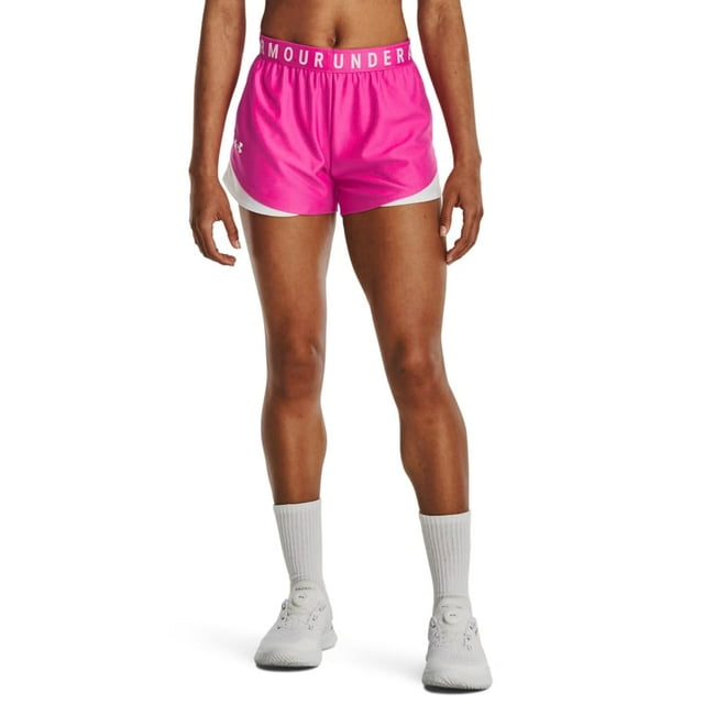 Pantalones cortos Under Armour Play Up 3.0 para mujer - Rebel Pink