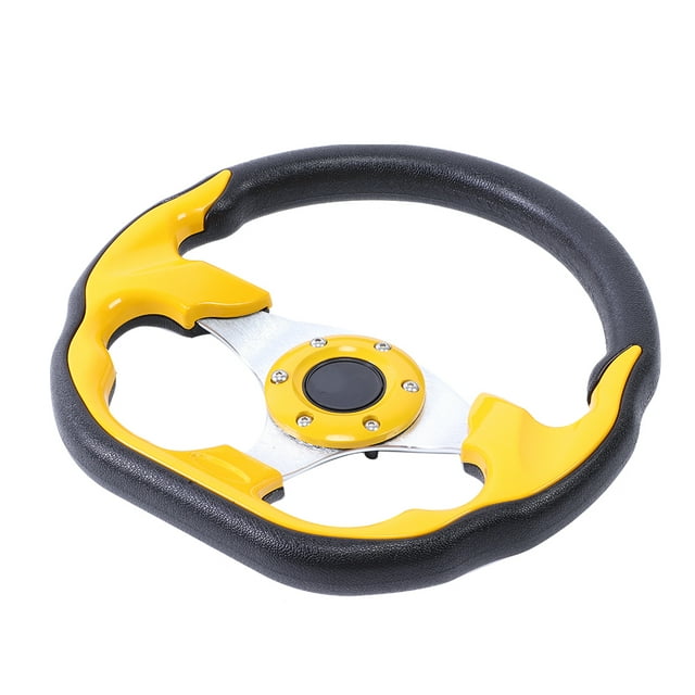 Sport Steering Wheel, Car Steering Wheel Durable Fashionable With Aluminum And PVC Material For Most Vehicle
