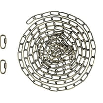Aspen Creative 21117-51, 17 Feet Heavy Duty Chain & Quick Link Connector in Antique Brass, 9 Gauge