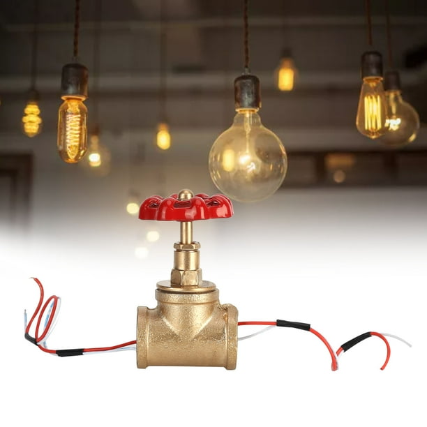 SJLERST Vanne D'arrêt Vintage 3/4 Pouces, Interrupteur Rotatif Avec Fil Electrique Pour Lampes Steampunk Lampes De Table 84196562