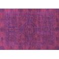 thumbnail image 1 of Ahgly Company Indoor Rectangle Abstract Purple Modern Area Rugs, 5' x 7', 1 of 4