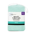 thumbnail image 5 of Mainstays Set of 2 Jersey King Pillowcases Classic Mint, 5 of 5