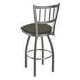 thumbnail image 3 of 810 Contessa Stainless Steel 30" Swivel Bar Stool with Graph Chalice Seat, 3 of 3