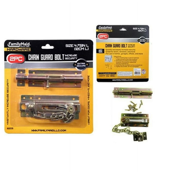 FamilyMaid 16209 4.75 in. Chain Guard Bolt, 2 Piece - Pack of 72