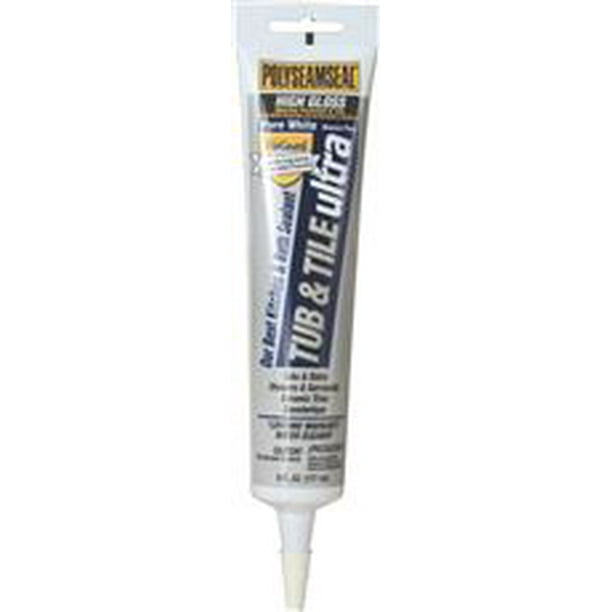 LOCTITE POLYSEAMSEAL TUB AND TILE ULTRA SEALANT WHITE, 5-1/2 OZ ...