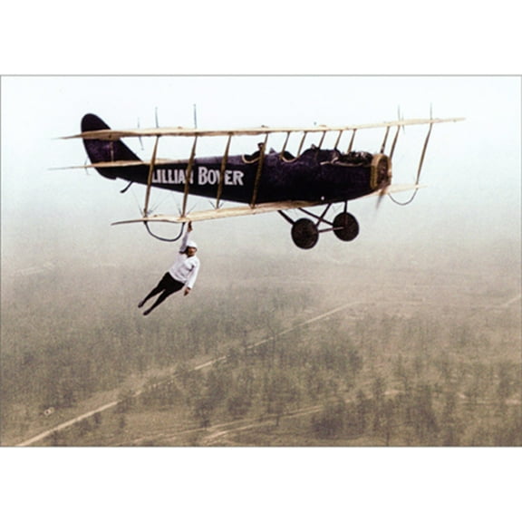 Avanti Press Lillian Boyer Hanging from Plane America Collection Encouragement Card