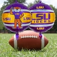thumbnail image 3 of LSU Party Balloons (3 Pcs.)! 3 (18”) Round, Foil Balloons featuring Mike the Tiger In LSU Purple and Gold. Great for football tailgates, Birthdays & all LSU Fan Parties. by Havercamp, 3 of 5