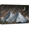 thumbnail image 3 of PixonSign Geometric Mountain Canvas Wall Art Night Mountain Top Pictures on Canvas Prints Rustic Home Artwork Wall Decor for Living Room Bedroom Office - 32x48, 3 of 5