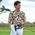 thumbnail image 3 of Balery Dreamcatcher Camisa Polo de Hombre con Estampado, de Manga Corta y Tejido Medio, Camisa Tipo Golf Polo-3X-Large, 3 of 6