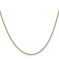 thumbnail image 3 of Collier Chaîne Câble Rond 1.4mm en Or Jaune 10k Pendentif Charme, 3 of 9