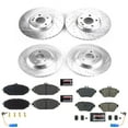 thumbnail image 3 of PowerStop Front and Rear Z23 Evolution Sport Carbon-Fiber Ceramic Brake Pad and Drilled & Slotted Rotor Kit Fits: MERCEDES-BENZ Select Models K8074, 3 of 10
