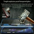 thumbnail image 5 of 360° Front+Back Clear Tempered Glass Metal Magnetic Case Cover For SAMSUNG S21 Ultar (Silver), 5 of 5
