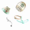 thumbnail image 3 of 280ml Children's Straw Cup Baby With Handle Anti Leakage Anti Choking Water Bottle(Brown Green Gray), 3 of 4