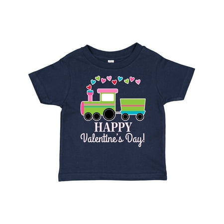 

Inktastic Happy Valentines Day Childs Train Gift Toddler Boy or Toddler Girl T-Shirt