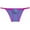 Gray Blue, variant on Men's Nylon Micro Bikini Briefs Breathable Checkered Spandex Underwear with Pouch Sensual Lingerie Tangas Peach Carmine M