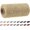 Beige Gold, variant on Twine String, 328 Feet Cotton Twines, Bakers String Rope, Craft Making Knitting Tags Twine, Durable Packing String, DIY Wedding Decor Supply Christmas Wrapping String Rope