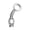 Positive 45, variant on AN3 Standard Brake Line Quick Link Fitting Strong Aluminum Stress Brake Hose Fitting for Enhanced Motorcycle Safety