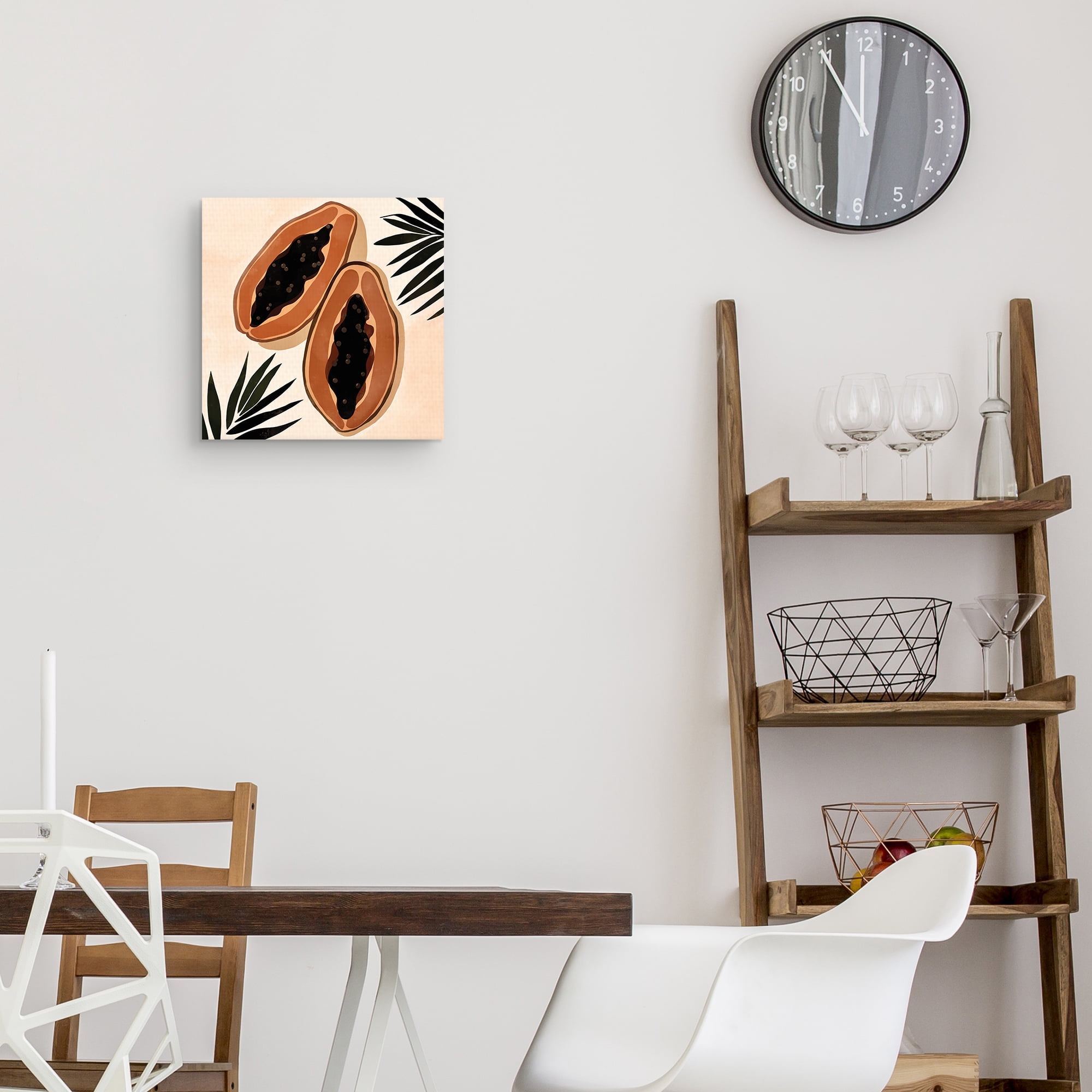 Papaya by Bria Nicole Canvas Art Print