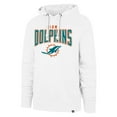 thumbnail image 2 of Men's '47 White Miami Dolphins Elements Arch Headline Pullover Hoodie, 2 of 3