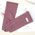 thumbnail image 3 of Guantes cálidos de otoño e invierno para hombres y mujeres, de terciopelo de conejo, de moda para exteriores, para montar a caballo, con forro polar, gruesos, a prueba de frío, con pantalla táctil, 3 of 6