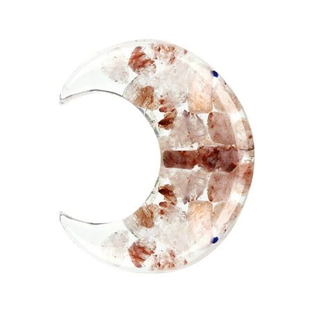 

Weerihhol Natural Drop Glue Handmade Small Moon Accessories Diy Pendant Pendant Decoration Ornaments E Valentines Day