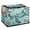 Multicolor 4, variant on ADECORIVY Vintage Sea Turtle Fabric Storage Bin with Lid, Decorative Closet Shelf Organizers, Ocean Coral Foldable Basket Box Clothes Storage Bin with Handles
