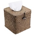 thumbnail image 7 of Tissue Box Cover Square, Seagrass Tissue Box Holder, Woven Facial Tissue Holder, Rattan Wicker Tissue Box, Decorative Tissue Cover for Dinner Table, Living Room, Bathroom, Bedroom, 7 of 7