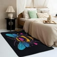 thumbnail image 3 of Bee Rug for Bedroom - 3x5 Rug - Bee Rug - Cute Honey Bee Area Rug - Kids Girls Black and Yellow Rugs - Kawaii Honeybee Carpet, 3 of 7
