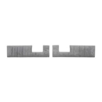 Brothers Trucks 05-383 Cloth Foamback Door Panel Inserts - Pair - Charcoal